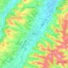 Anan topographic map, elevation, terrain