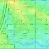 滨湖世纪社区 topographic map, elevation, terrain