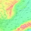 山阴县 topographic map, elevation, terrain