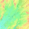 Kailahun District topographic map, elevation, terrain