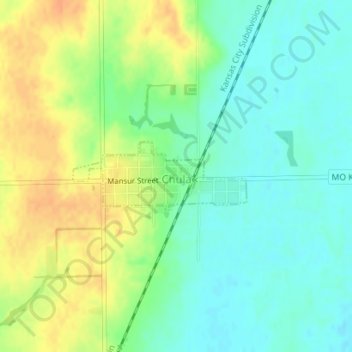 Chula topographic map, elevation, terrain