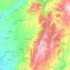 Chiaramonte Gulfi topographic map, elevation, terrain