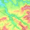 Brechen topographic map, elevation, terrain