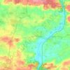 Guipry topographic map, elevation, terrain