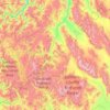 Custer County topographic map, elevation, terrain