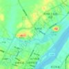 北门街道 topographic map, elevation, terrain