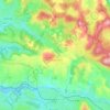 Buzeins topographic map, elevation, terrain