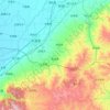 平遥县 topographic map, elevation, terrain
