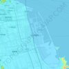 台州湾新区 topographic map, elevation, terrain
