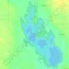 North Shoal Lake topographic map, elevation, terrain