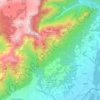 San Gregorio nelle Alpi topographic map, elevation, terrain