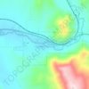 Lava Hot Springs topographic map, elevation, terrain