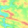 Saint-Quentin-les-Anges topographic map, elevation, terrain