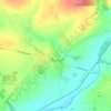 Ferns topographic map, elevation, terrain