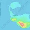 Tiran Island topographic map, elevation, terrain