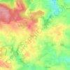 Langourla topographic map, elevation, terrain