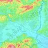 Brežice topographic map, elevation, terrain