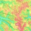 石谷町 topographic map, elevation, terrain