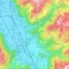 Ollon topographic map, elevation, terrain