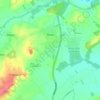 Silsoe topographic map, elevation, terrain