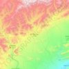 铁列克乡 topographic map, elevation, terrain