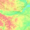 Lenoir County topographic map, elevation, terrain