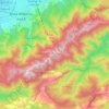 Chrea topographic map, elevation, terrain