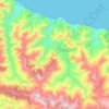 Cercle de Jebha topographic map, elevation, terrain
