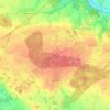 Retschow topographic map, elevation, terrain