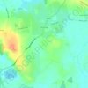 Ferrensby topographic map, elevation, terrain