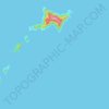 男女群島 topographic map, elevation, terrain