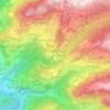 Gryon topographic map, elevation, terrain