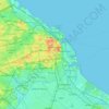 Autonomous City of Buenos Aires topographic map, elevation, terrain