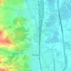 Woippy topographic map, elevation, terrain