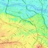 板橋区 topographic map, elevation, terrain