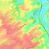 Arcomps topographic map, elevation, terrain