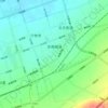 东南街道 topographic map, elevation, terrain