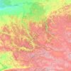 República de Altai topographic map, elevation, terrain