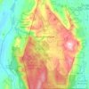 Mount Washington topographic map, elevation, terrain