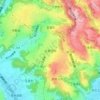玉里団地 topographic map, elevation, terrain
