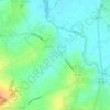 Hallaç i Vogël topographic map, elevation, terrain