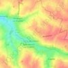 Bermerain topographic map, elevation, terrain