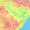 Aragon topographic map, elevation, terrain