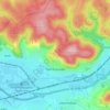 Gelnhausen topographic map, elevation, terrain
