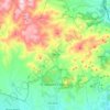 Serra topographic map, elevation, terrain