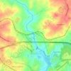 McAdenville topographic map, elevation, terrain