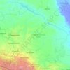 Stavropol Krai topographic map, elevation, terrain