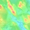 Coulobres topographic map, elevation, terrain