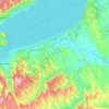 Siófoki kistérség topographic map, elevation, terrain
