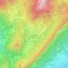 Le Sappey-en-Chartreuse topographic map, elevation, terrain